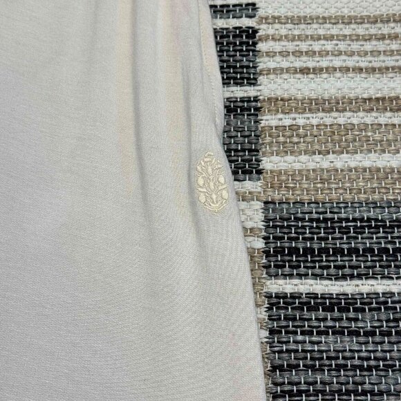 Free People Movement Second Chance Hooded Jumpsuit Relaxed Fit Beige Size Large - Picture 9 of 16